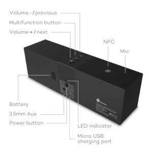 TaoTronics TT-SK02  Bluetooth portable speaker6